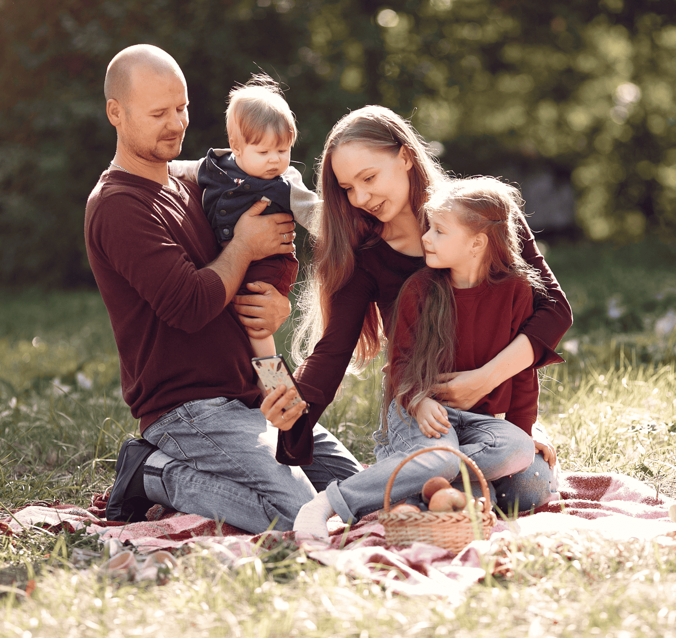 family-with-cute-kids-autumn-park